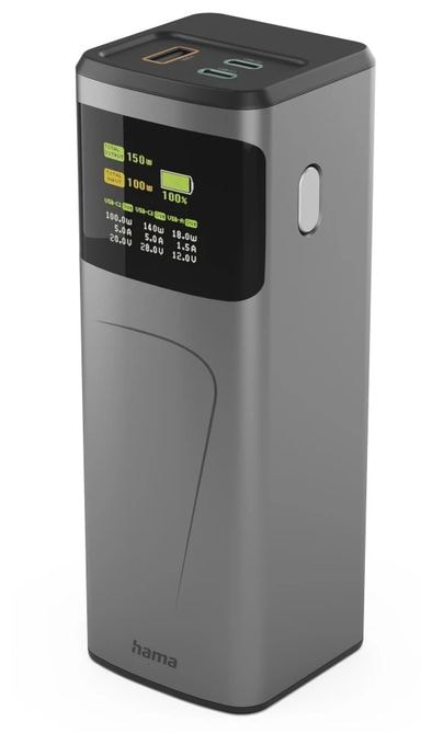 24000 mAh Powerbank USB Typ-C  201742 Power Pack High Power (Grau) 