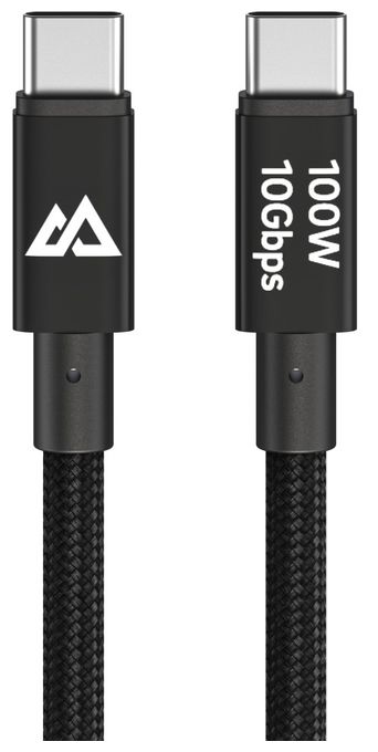 10 Gbit/s Stecker USB C auf USB C bis 100 W 1,2 m  201765 (Schwarz) 
