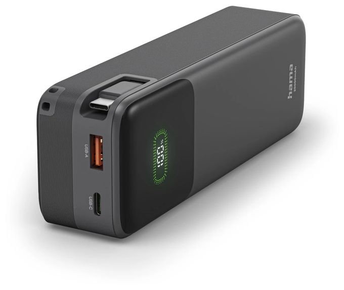 20000 mAh Powerbank USB Typ-C  201785 Roll Up 20 (Anthrazit) 