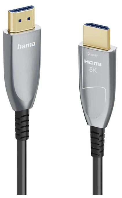 48 Gbit/s Stecker Gerade HDMI auf HDMI Typ A (Standard) 15 m (Schwarz, Grau, Silber) 202036 