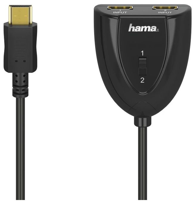 Stecker Gerade HDMI auf 2 x HDMI Type A (Standard) Buchse  205161 (Schwarz) 