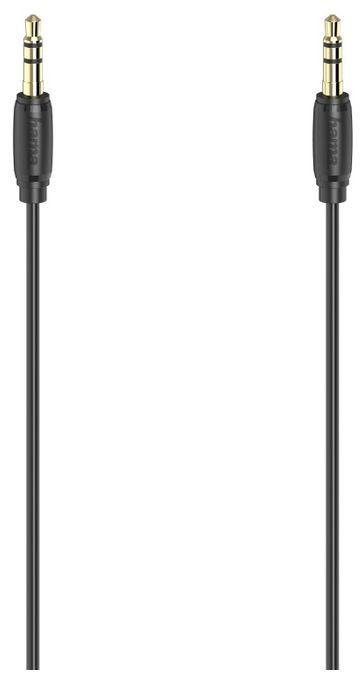 Stecker 3,5 mm Klinke auf 3,5 mm Klinke 5 m  205264 Audio-Kabel (Schwarz) 