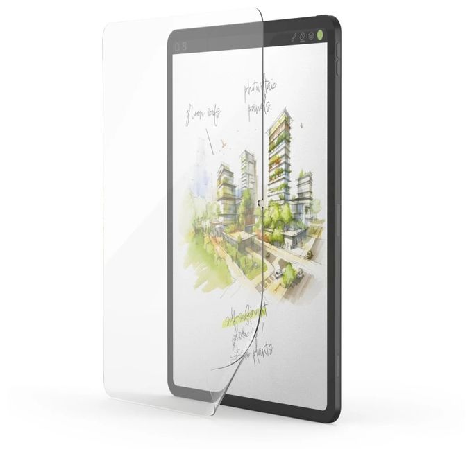 Papierähnliche Schutzfolie für den Bildschirm aus PET Flexiglas 3H für Apple iPad Pro 13” (2025 / 2024) bis 33 cm (13") Schlagfest, Kratzresistent, Schockresistent  210988 Feels Like Paper (Transparent) 