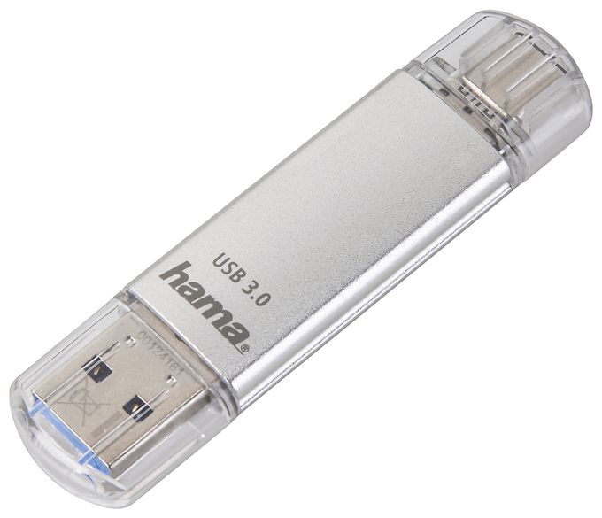 USB Type-A / USB Type-C Stick 64 GB  213108 C-Laeta (Silber) 