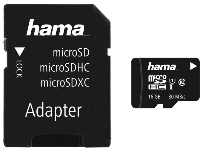 MicroSDHC Speicherkarte 16 GB Class 1 (U1) Klasse 10 213113 