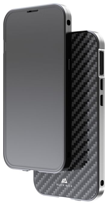 Cover für Apple iPhone 14 (Schwarz, Transparent) 215152 360° Glass 