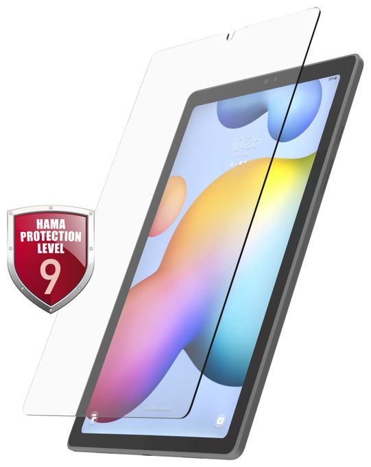 Klare Bildschirmschutzfolie aus gehärtetes Glas 9H für Samsung Galaxy Tab S6 Lite 10.4" 20/22 bis 26,4 cm (10.4") Kratzresistent  216360 Premium Displayschutzglas (Transparent) 