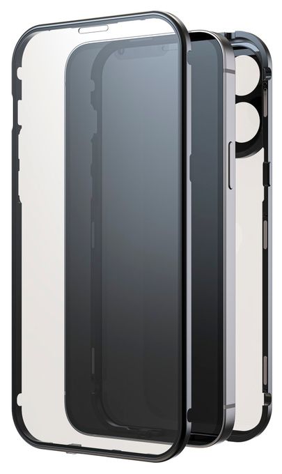 Cover für Apple iPhone 15  Pro Max  221285 360° Glass (Schwarz) 