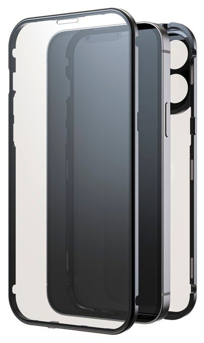 Cover für Apple iPhone 15  Pro Max  221285 360 Grad Glass (Schwarz) 