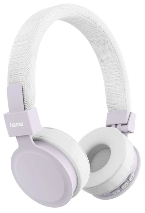 Ohraufliegender Bluetooth Kopfhörer kabellos 15 h Laufzeit USB Typ-C  221766 Freedom Lit III (Lila, Weiß) 