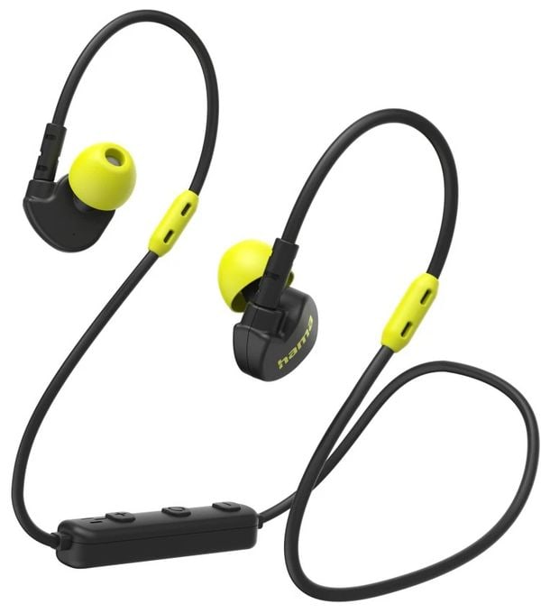 In-Ear Bluetooth Kopfhörer kabellos 6 h Laufzeit  221775 Freedom Athletics III (Schwarz, Gelb) 