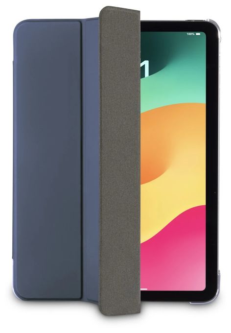 Folio aus Kunststoff für Apple iPad Pro 11" (2024) bis 27,9 cm (11") Schmutzabweisend, Staubresistent, Kratzresistent mit Magnetverschluss (Blau, Transparent) 222084 Fold Clear 