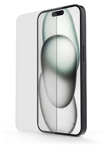 Klare Bildschirmschutzfolie gehärtetes Glas 9H für  Apple iPhone 15/15 Pro Schlagfest, Schlagfest, Kratzresistent 222703 Clear Protect 