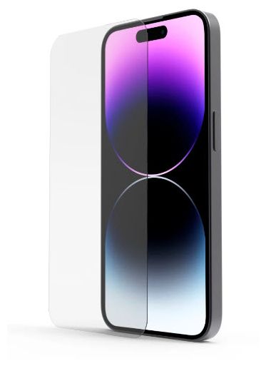 Klare Bildschirmschutzfolie gehärtetes Glas 9H für  Apple iPhone 14 Pro Schlagfest, Schlagfest, Kratzresistent 222706 Clear Protect 
