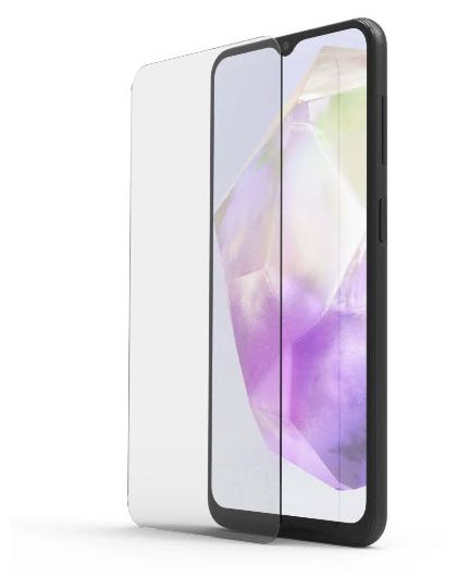 Klare Bildschirmschutzfolie gehärtetes Glas 9H für  Samsung Galaxy A35 5G Schlagfest, Schlagfest, Kratzresistent 222718 Clear Protect 