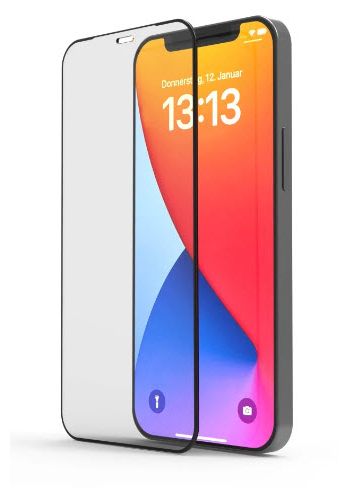 Klare Bildschirmschutzfolie gehärtetes Glas 10H für  Apple iPhone 12/12 Pro Bruchfest, Schlagfest, Schlagfest, Kratzresistent, Splitterfrei, Schockresistent 222724 Extreme Protect 