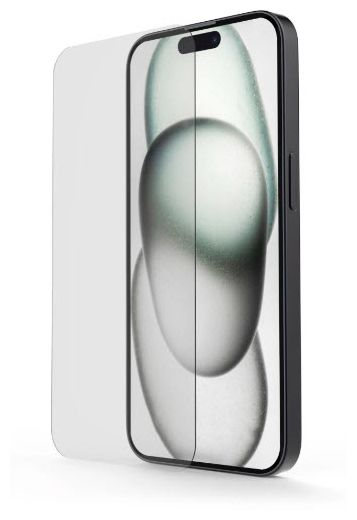Klare Bildschirmschutzfolie gehärtetes Glas 9H für  Apple iPhone 15 Pro Schlagfest, Schlagfest, Kratzresistent 222763 Clear Protect 