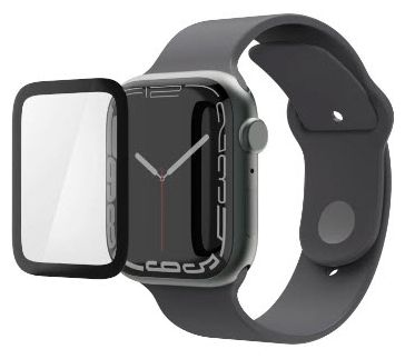 Klare Bildschirmschutzfolie Kunststoff 4H für  Apple Watch 7 / 8 / 9, 41 mm Schlagfest, Schlagfest, Kratzresistent, Schockresistent 222770 Super Hybrid 