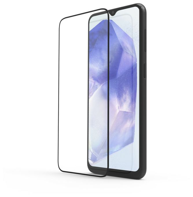 Klare Bildschirmschutzfolie gehärtetes Glas 10H für  Samsung Galaxy A55 5G Stoßfest, Tropfsicher, Kratzresistent, Splitterfrei, Schockresistent 222773 Extreme Protect 
