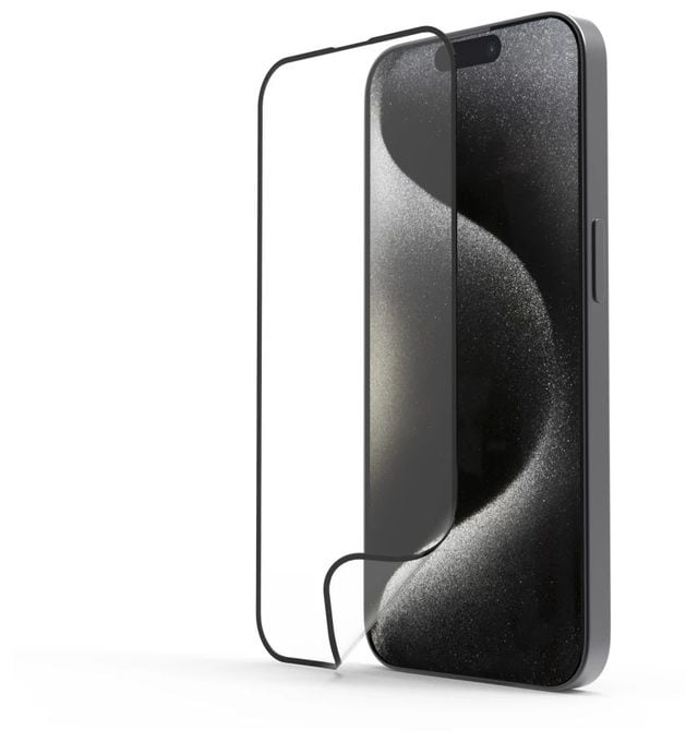 Klare Bildschirmschutzfolie Kunststoff 9H für  Apple iPhone 16 Pro Schlagfest, Kratzresistent, Splitterfrei, Schockresistent 222790 Super Hybrid 