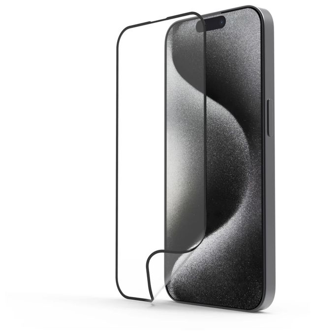 Klare Bildschirmschutzfolie Kunststoff 9H für  Apple iPhone 16 Pro Max Schlagfest, Kratzresistent, Splitterfrei, Schockresistent 222791 Super Hybrid 