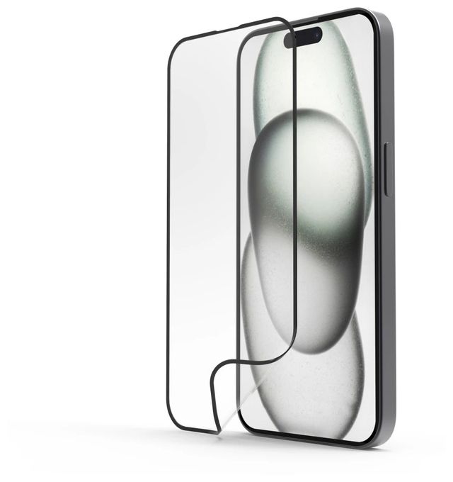 Klare Bildschirmschutzfolie Kunststoff 9H für  Apple iPhone 16 Plus Schlagfest, Kratzresistent, Splitterfrei, Schockresistent 222792 Super Hybrid 
