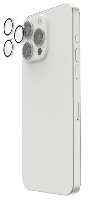 Kameraobjektivschutz gehärtetes Glas 9H für  Apple iPhone 16 Pro / 16 Pro Max Schlagfest, Schlagfest, Kratzresistent, Splitterfrei 222796 Lens Protect 