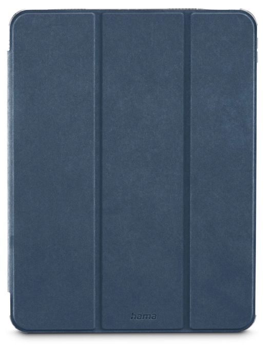 Folio aus Mikrofaser, Samt für Apple iPad Pro 11" (2024) bis 27,9 cm (11") Kratzresistent, Schockresistent mit Magnetverschluss (Blau, Transparent) 227020 Extreme Protect 