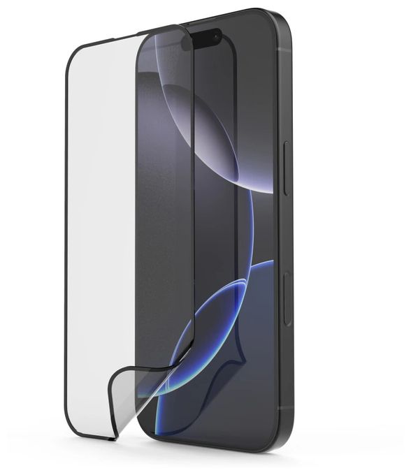 Klare Bildschirmschutzfolie Kunststoff 9H für  Apple iPhone 17 Pro Schlagfest, Kratzresistent, Splitterfrei, Stoßfest 228561 Super Hybrid 