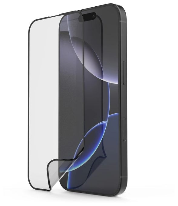 Klare Bildschirmschutzfolie Kunststoff 9H für  Apple iPhone 17 Pro Max Schlagfest, Kratzresistent, Splitterfrei, Stoßfest 228562 Super Hybrid 