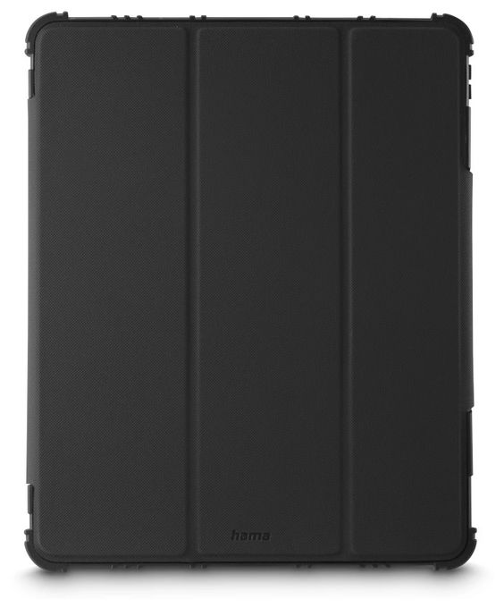 Folio aus Kunststoff für Apple iPad Air 10.9" (20/22)/11" (24/25) bis 27,9 cm (11") Stoßfest, Schmutzabweisend, Staubresistent, Schlagfest, Kratzresistent, Schockresistent mit Magnetverschluss (Schwarz) 231007 Protection 
