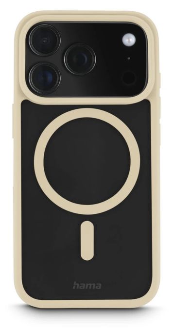 Cover für Apple iPhone 17 Pro  232406 Frame Protect (Beige, Transparent) 