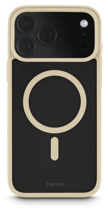 Cover für Apple iPhone 17 Pro Max  232420 Frame Protect (Beige, Transparent) 