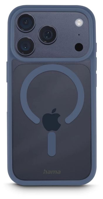Cover für Apple iPhone 17 Pro  232426 Frame Protect (Transparent, Blau) 