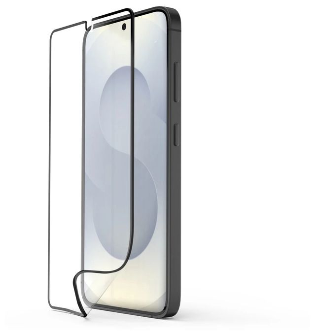 Klare Bildschirmschutzfolie Kunststoff 9H für  Samsung Galaxy S26 Kratzresistent, Splitterfrei, Stoßfest, Schlagfest 233308 Super Hybrid 