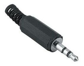 3.5 mm Male Plug, 3-pin, Stereo 