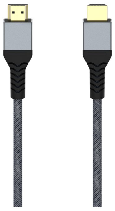 48 Gbit/s Stecker Gerade HDMI auf HDMI Typ A (Standard) 2 m  305150 (Schwarz, Grau) 