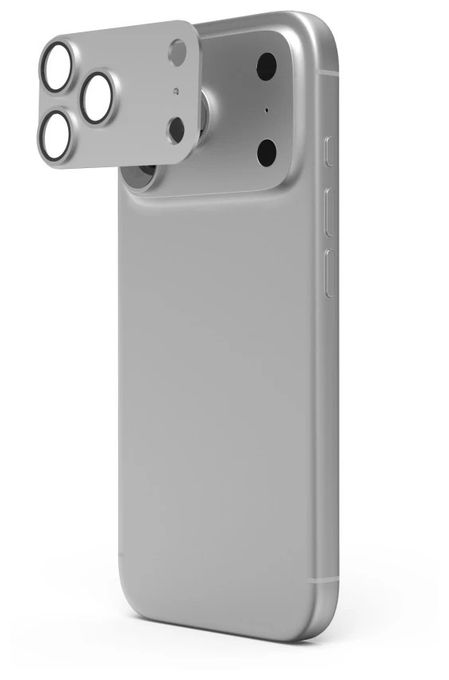 Kameraobjektivschutz Gehärtetes Glas, Aluminium 9H für  Apple iPhone 18 Pro Schlagfest, Kratzresistent, Schlagfest 233326 Cam Protect Pro 
