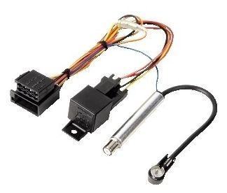 Car Radio Connection Set Audi/VW - ISO, incl. protective relay 