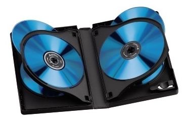 DVD Box 6, Black, Pack - 3 pieces  