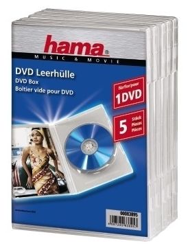 DVD-Leerhülle 5, Transparent 