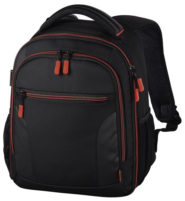 Kamera-Rucksack für Jede Marke 220 x 100 x 240 mm  Hama 00139856 Kamera-Rucksack "Miami" 150 22x10x24cm Schwarz,Rot (Schwarz, Rot) 