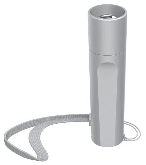 LED-Taschenlampe "FL60", mit Batterien, Aluminium, 3 Modi 