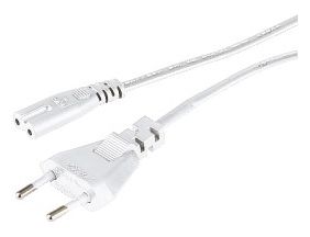 Mains Cable European Norm, 5 m, white 