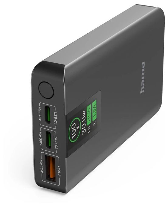 10000 mAh Powerbank USB Typ-C  201782 Power Pack PD 10 Alu (Anthrazit) 