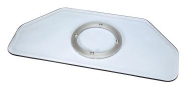 084028 LCD-/Plasma-TV-Drehteller bis 42 Zoll 360° drehbar Glas 