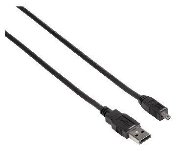 00074204 USB-2.0-Anschlusskabel A-Stecker - Mini-B-St. (B8 Pin) 1,8 m 