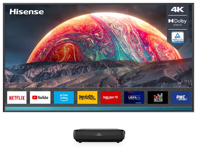  100L9G-D12 4K Laser TV (Schwarz) 