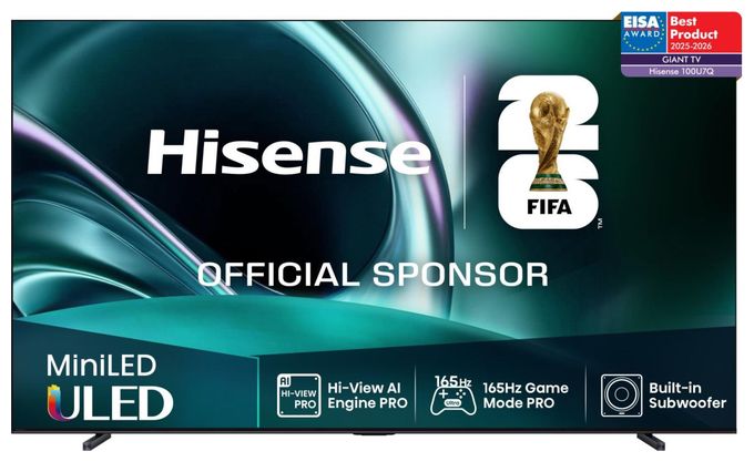 LED 2,54 m (100 Zoll) Fernseher 4K Ultra HD VESA 800 x 400 mm 100U7Q 