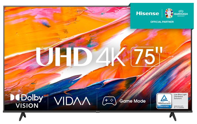 LED 190,5 cm (75 Zoll) Fernseher 4K Ultra HD VESA 400 x 300 mm 75A6K 